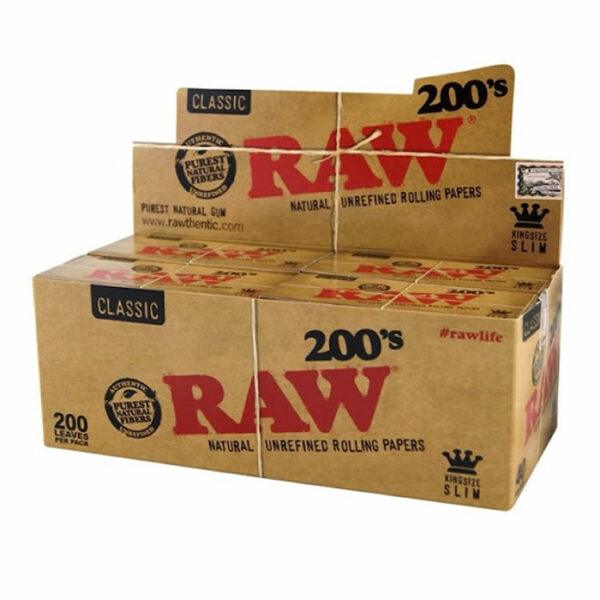 PAPEL RAW CLASSIC 200 KING SIZE